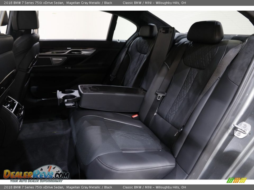 2018 BMW 7 Series 750i xDrive Sedan Magellan Gray Metallic / Black Photo #22