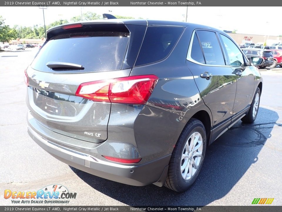 2019 Chevrolet Equinox LT AWD Nightfall Gray Metallic / Jet Black Photo #8