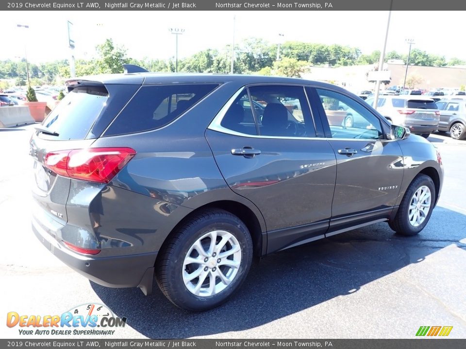 2019 Chevrolet Equinox LT AWD Nightfall Gray Metallic / Jet Black Photo #9