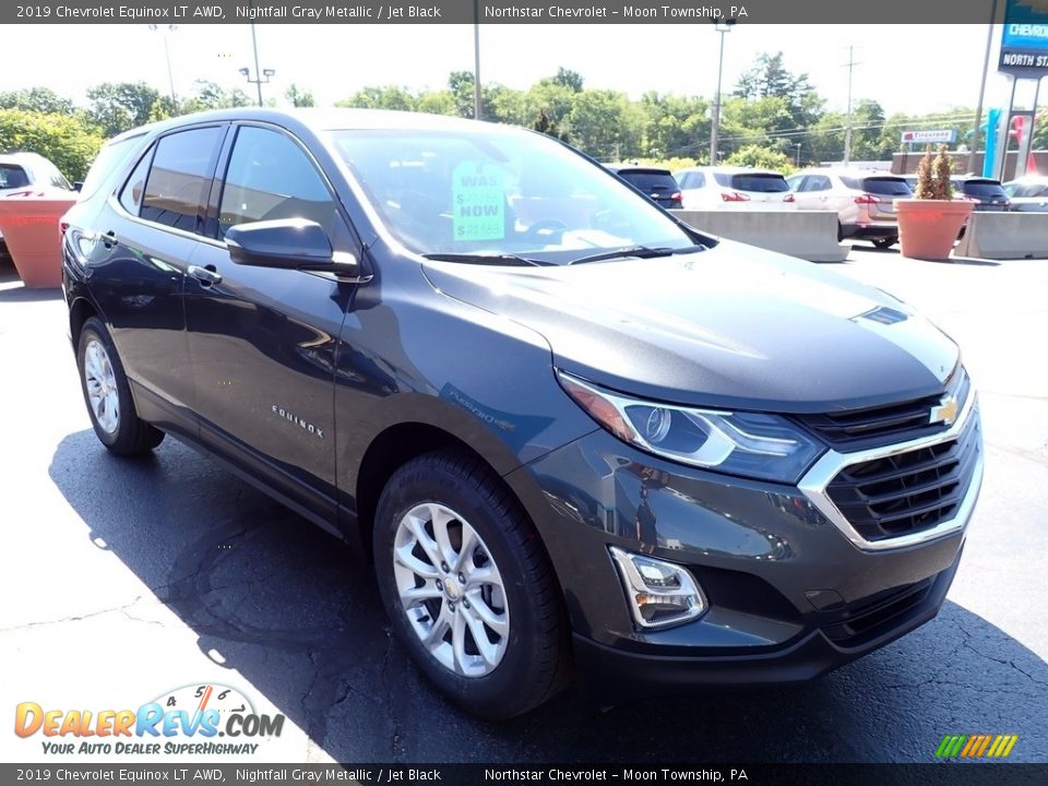 2019 Chevrolet Equinox LT AWD Nightfall Gray Metallic / Jet Black Photo #11