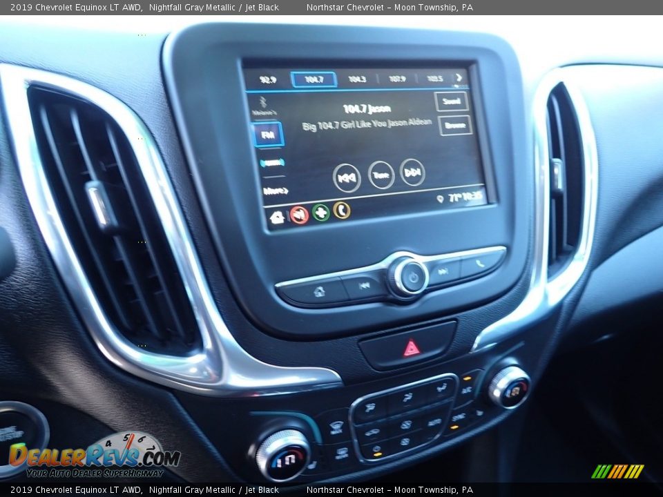 2019 Chevrolet Equinox LT AWD Nightfall Gray Metallic / Jet Black Photo #27