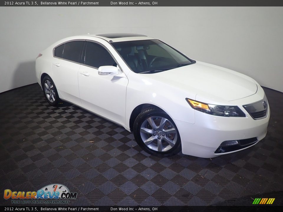 2012 Acura TL 3.5 Bellanova White Pearl / Parchment Photo #5
