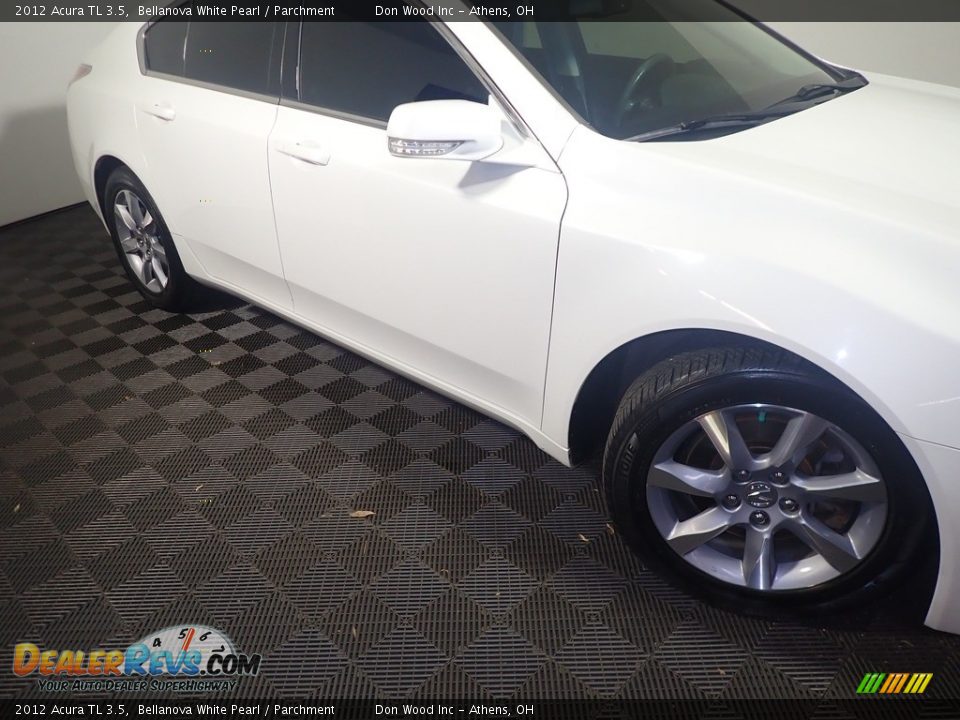 2012 Acura TL 3.5 Bellanova White Pearl / Parchment Photo #6