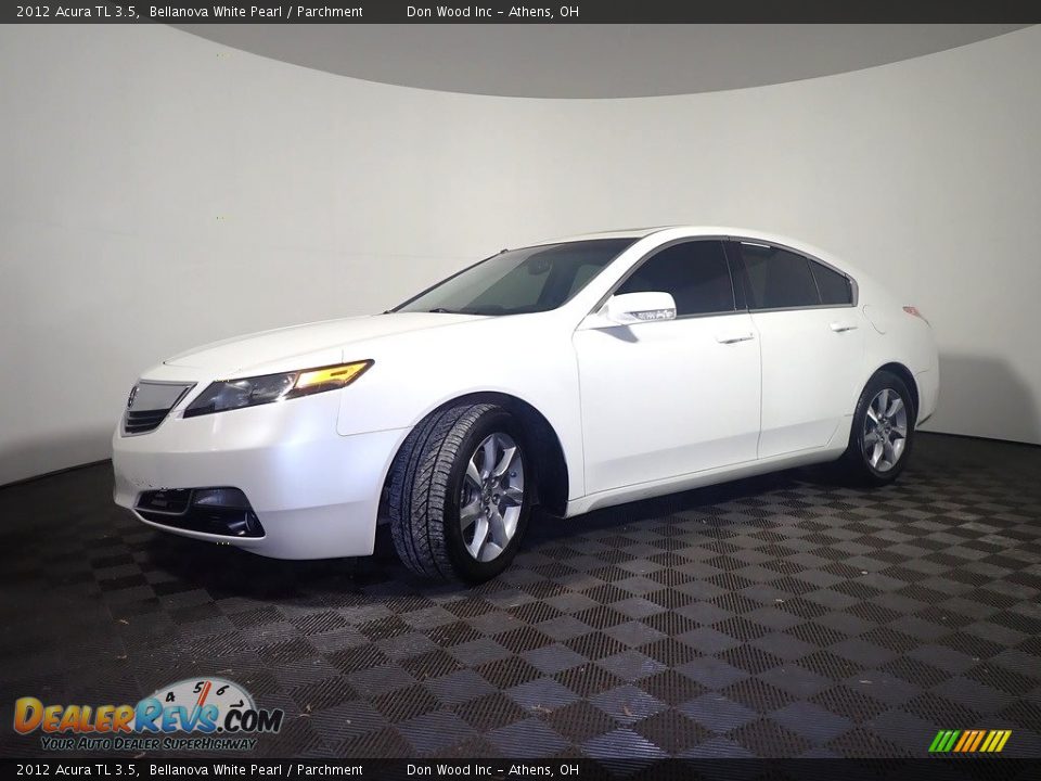 2012 Acura TL 3.5 Bellanova White Pearl / Parchment Photo #10