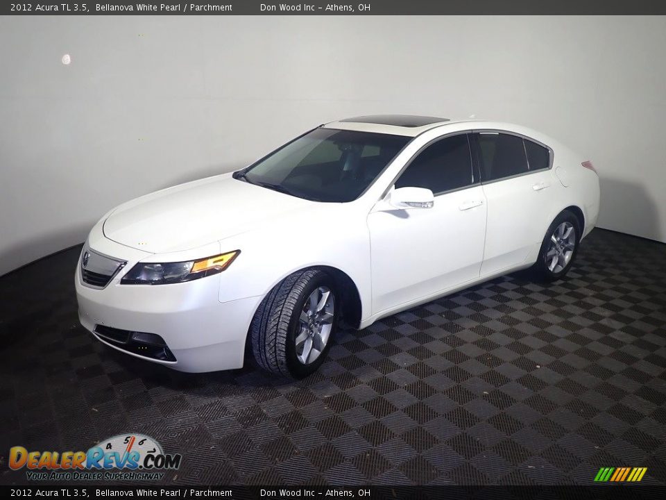 2012 Acura TL 3.5 Bellanova White Pearl / Parchment Photo #11