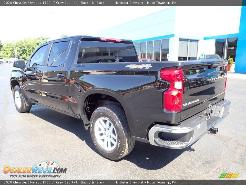 2020 Chevrolet Silverado 1500 LT Crew Cab 4x4 Black / Jet Black Photo #4