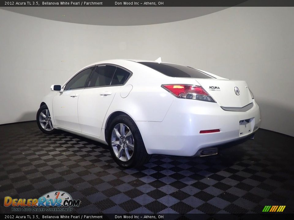 2012 Acura TL 3.5 Bellanova White Pearl / Parchment Photo #13