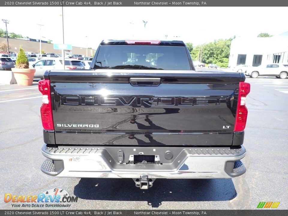 2020 Chevrolet Silverado 1500 LT Crew Cab 4x4 Black / Jet Black Photo #6