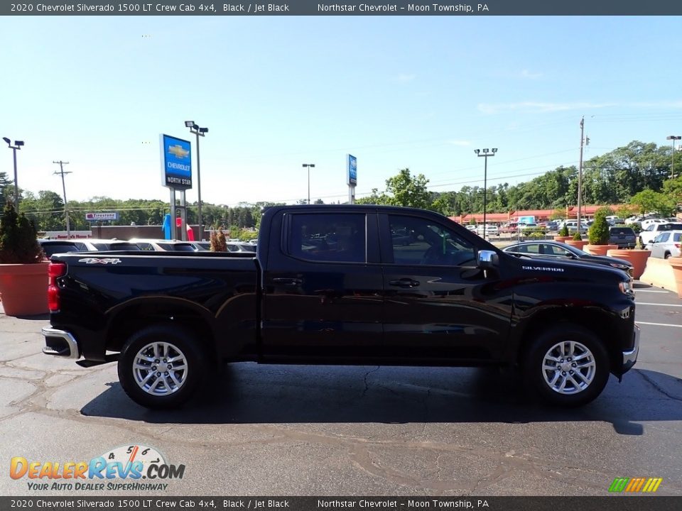 2020 Chevrolet Silverado 1500 LT Crew Cab 4x4 Black / Jet Black Photo #9