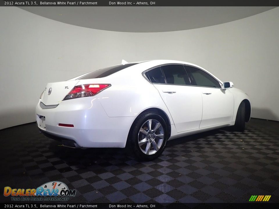 2012 Acura TL 3.5 Bellanova White Pearl / Parchment Photo #18
