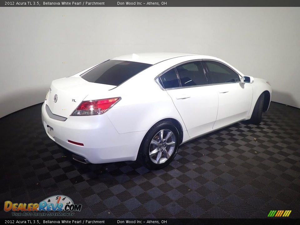 2012 Acura TL 3.5 Bellanova White Pearl / Parchment Photo #19