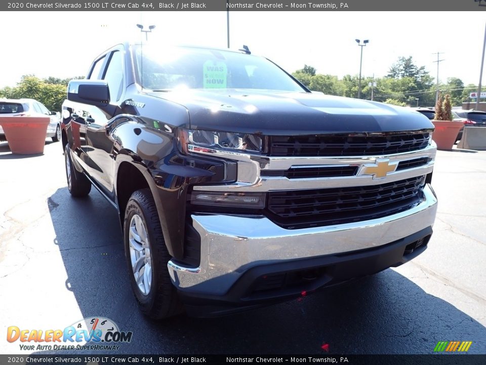 2020 Chevrolet Silverado 1500 LT Crew Cab 4x4 Black / Jet Black Photo #11