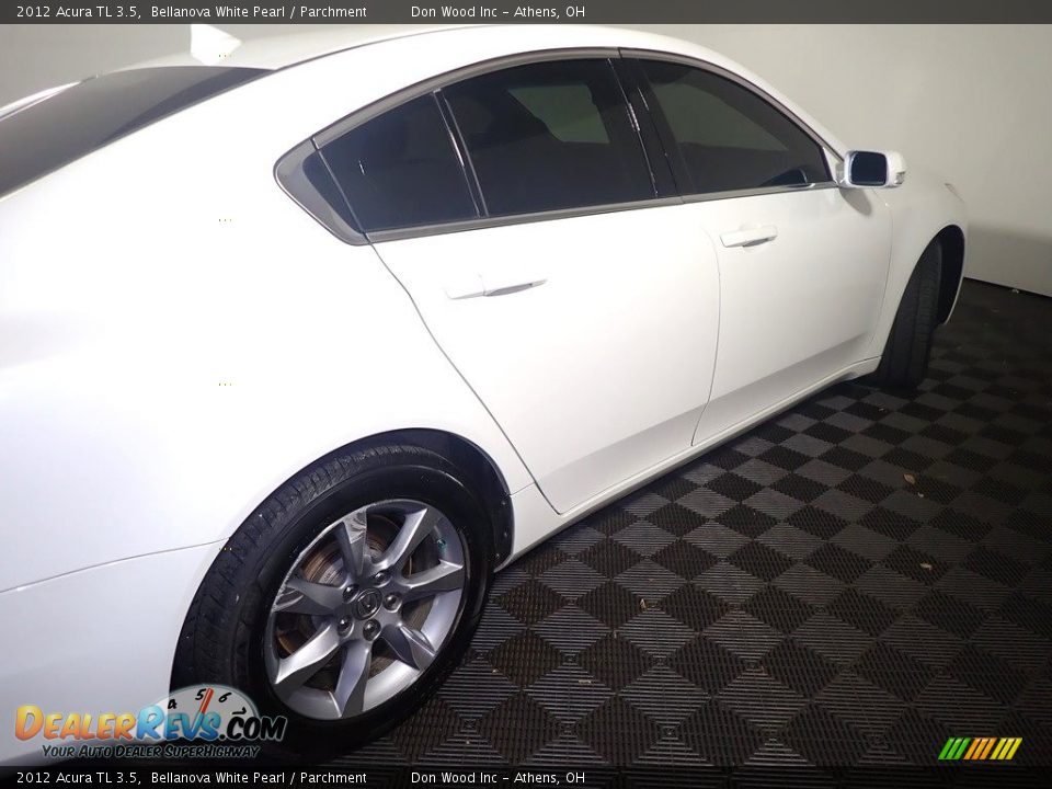 2012 Acura TL 3.5 Bellanova White Pearl / Parchment Photo #21