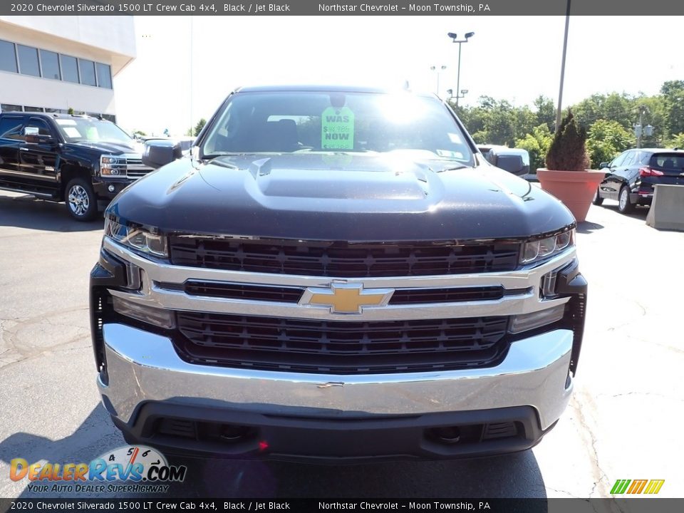 2020 Chevrolet Silverado 1500 LT Crew Cab 4x4 Black / Jet Black Photo #12