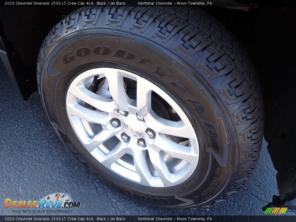 2020 Chevrolet Silverado 1500 LT Crew Cab 4x4 Black / Jet Black Photo #13