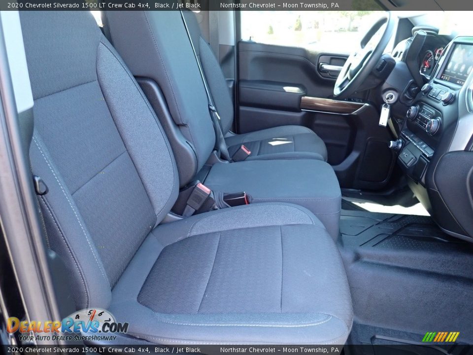 2020 Chevrolet Silverado 1500 LT Crew Cab 4x4 Black / Jet Black Photo #14