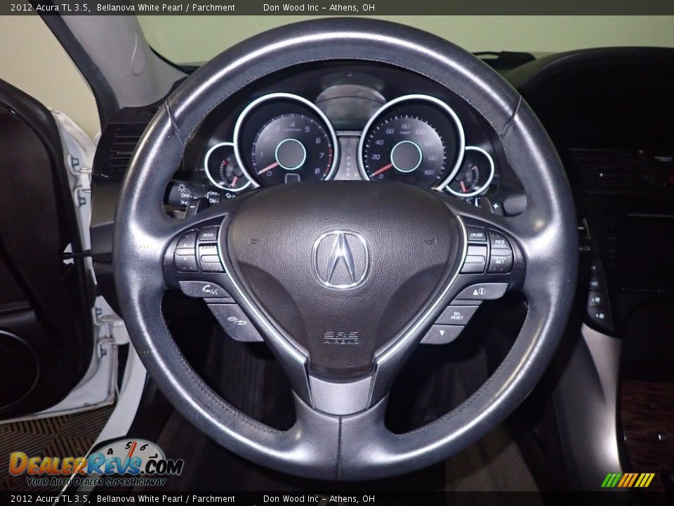 2012 Acura TL 3.5 Bellanova White Pearl / Parchment Photo #29