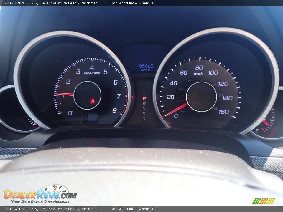 2012 Acura TL 3.5 Bellanova White Pearl / Parchment Photo #30