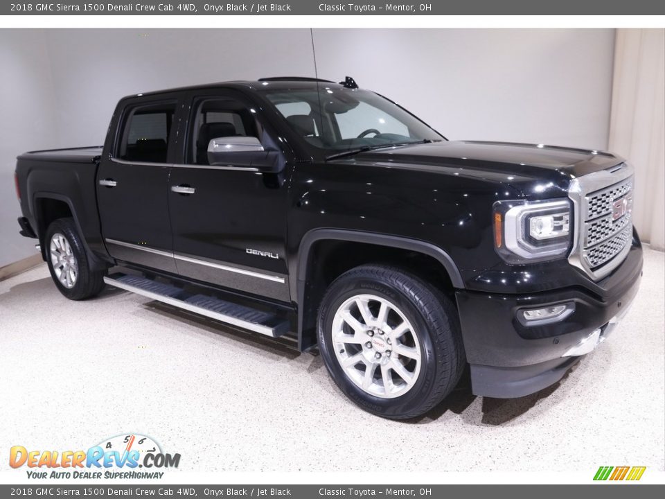 2018 GMC Sierra 1500 Denali Crew Cab 4WD Onyx Black / Jet Black Photo #1