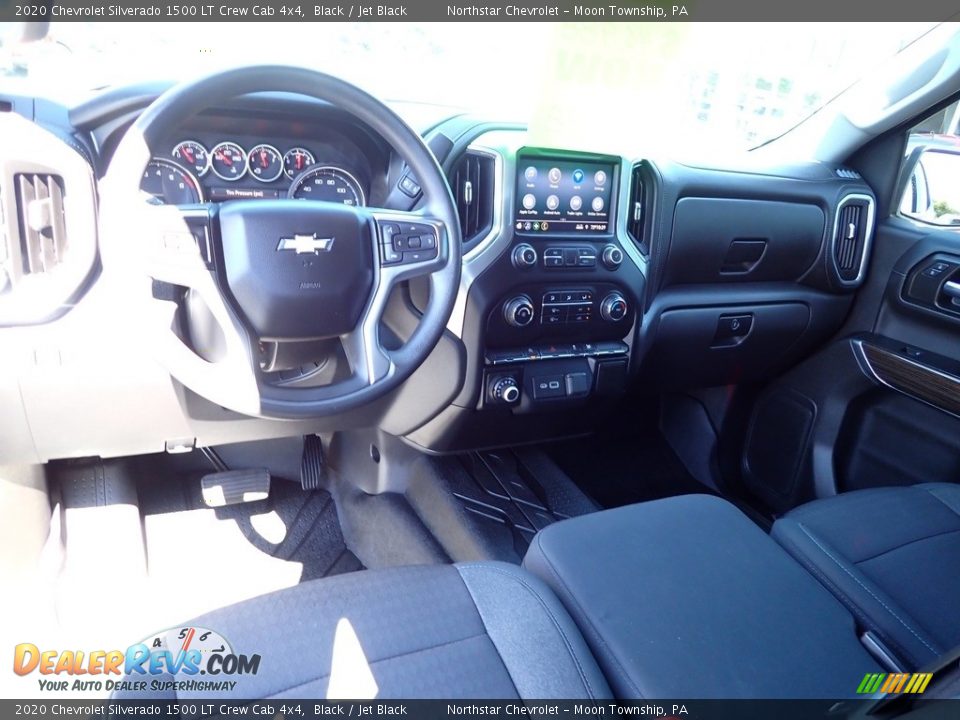 2020 Chevrolet Silverado 1500 LT Crew Cab 4x4 Black / Jet Black Photo #21