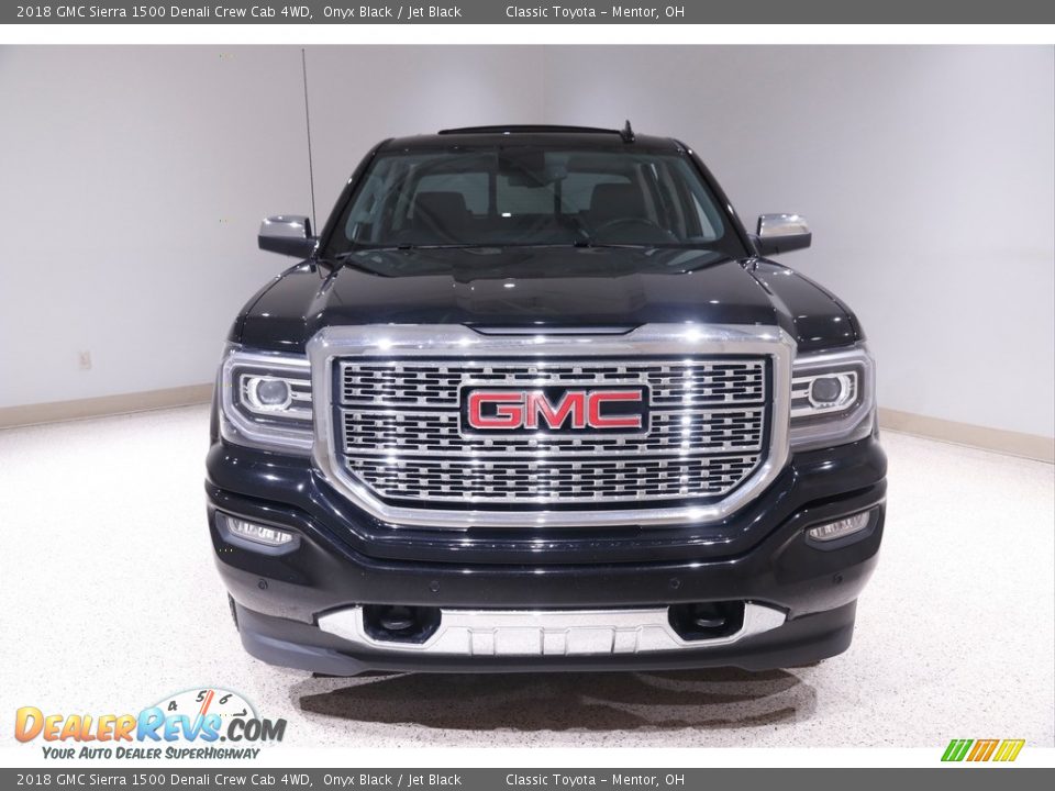2018 GMC Sierra 1500 Denali Crew Cab 4WD Onyx Black / Jet Black Photo #2