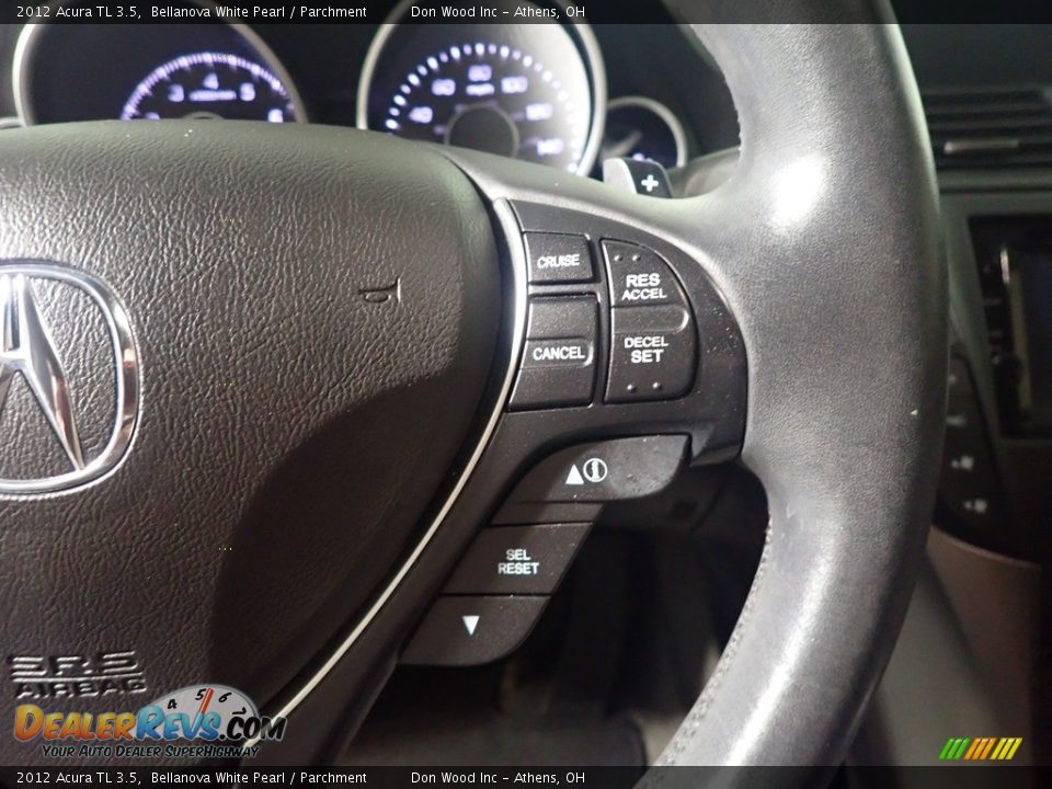 2012 Acura TL 3.5 Bellanova White Pearl / Parchment Photo #32