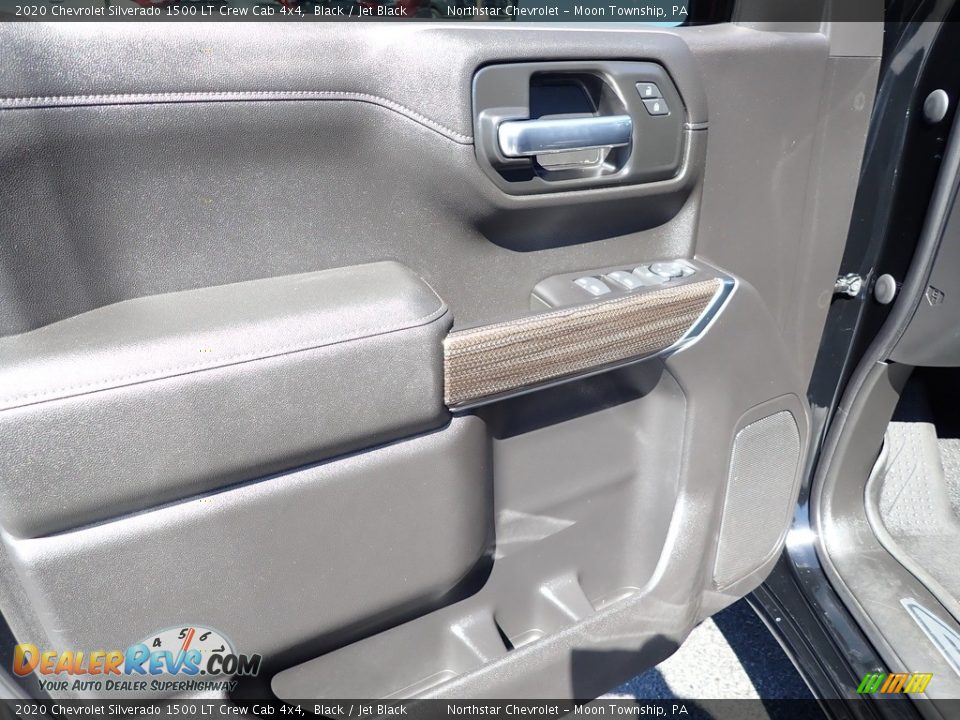 2020 Chevrolet Silverado 1500 LT Crew Cab 4x4 Black / Jet Black Photo #23