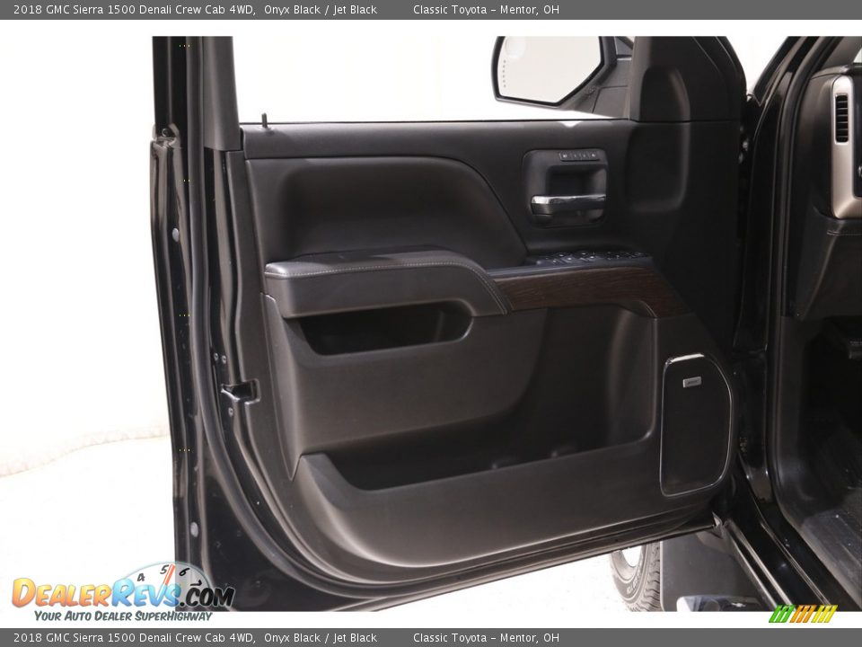 2018 GMC Sierra 1500 Denali Crew Cab 4WD Onyx Black / Jet Black Photo #4