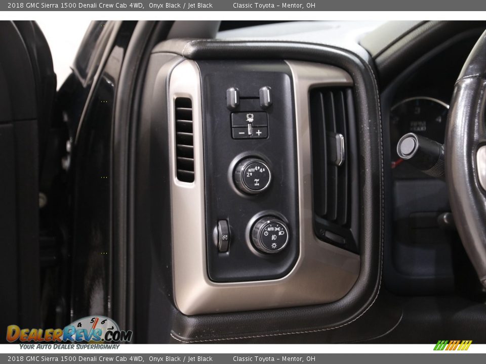 2018 GMC Sierra 1500 Denali Crew Cab 4WD Onyx Black / Jet Black Photo #6