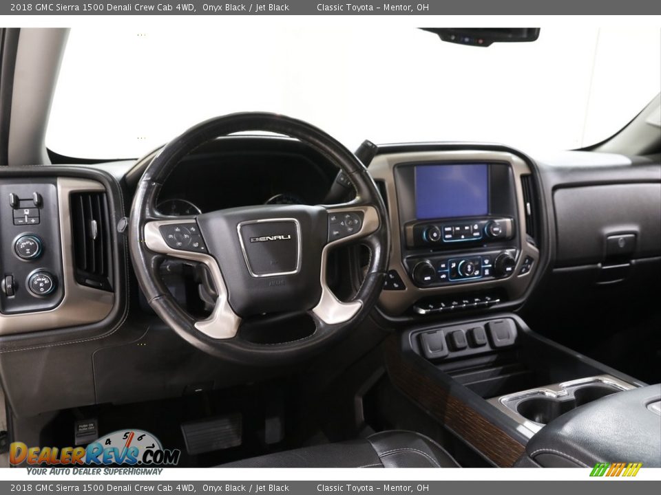 2018 GMC Sierra 1500 Denali Crew Cab 4WD Onyx Black / Jet Black Photo #7