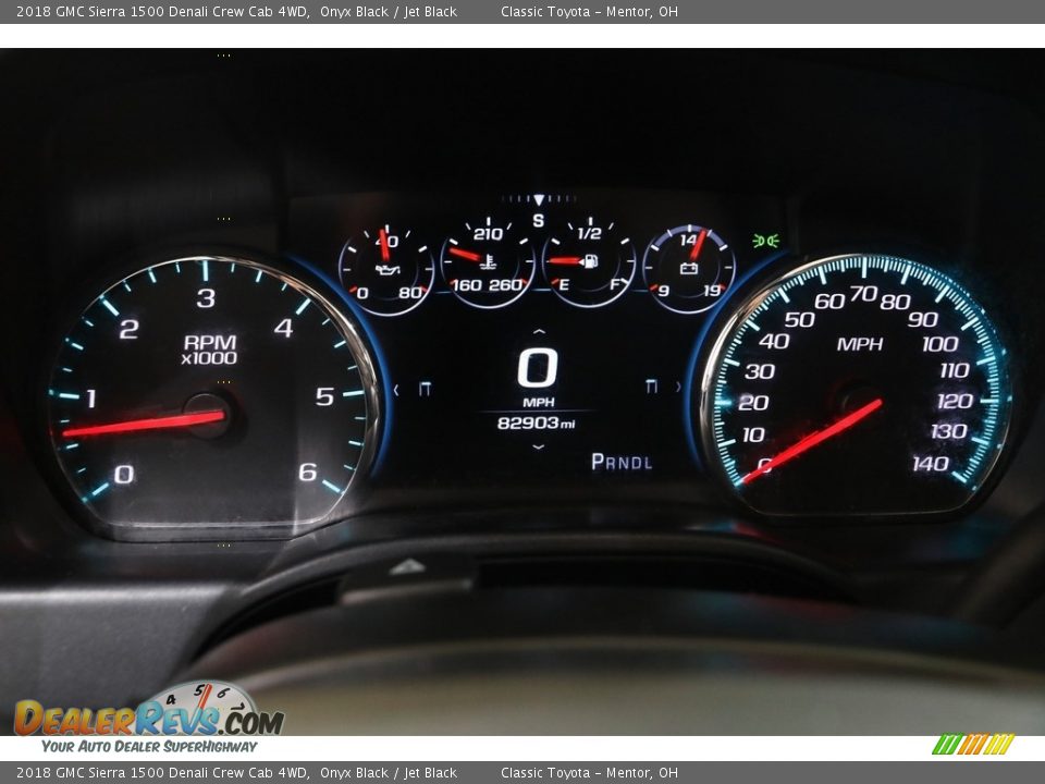 2018 GMC Sierra 1500 Denali Crew Cab 4WD Onyx Black / Jet Black Photo #9