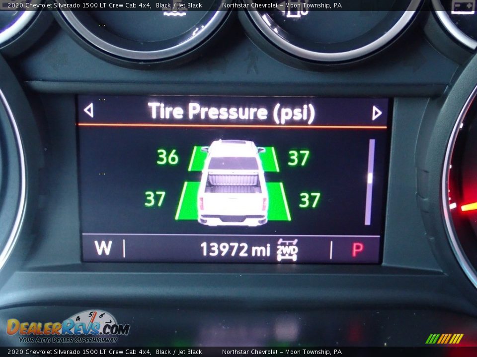 2020 Chevrolet Silverado 1500 LT Crew Cab 4x4 Black / Jet Black Photo #29