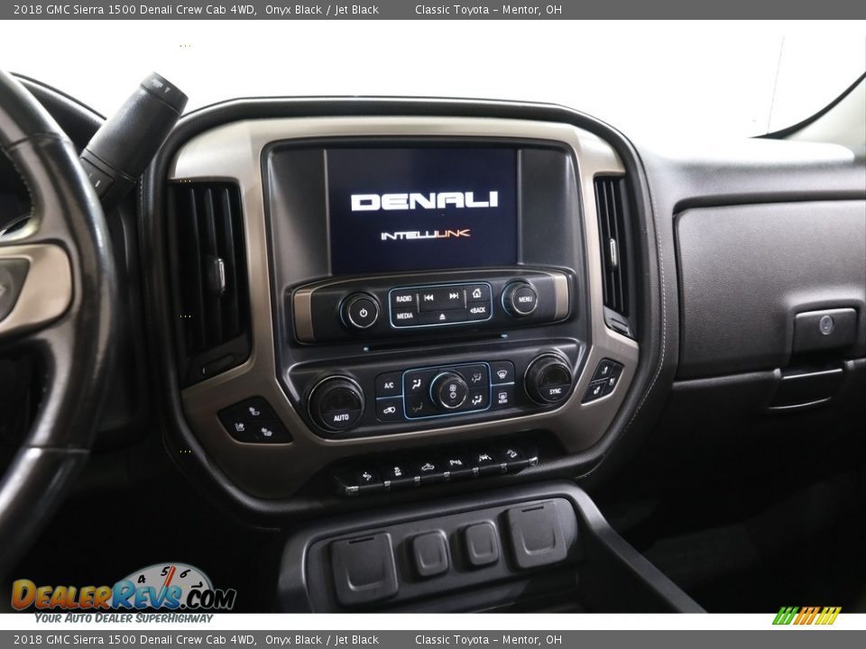 2018 GMC Sierra 1500 Denali Crew Cab 4WD Onyx Black / Jet Black Photo #10