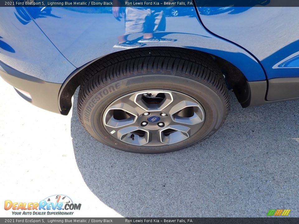 2021 Ford EcoSport S Lightning Blue Metallic / Ebony Black Photo #10
