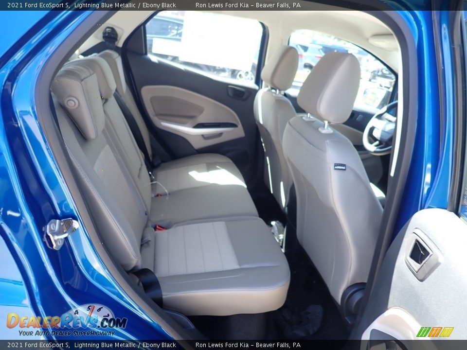 2021 Ford EcoSport S Lightning Blue Metallic / Ebony Black Photo #11