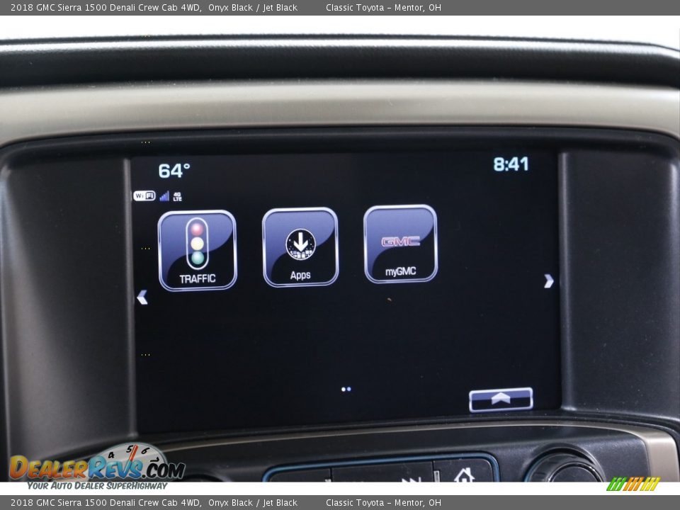 2018 GMC Sierra 1500 Denali Crew Cab 4WD Onyx Black / Jet Black Photo #12