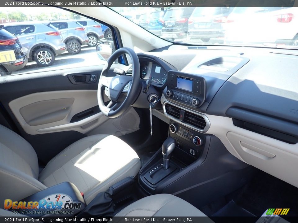 2021 Ford EcoSport S Lightning Blue Metallic / Ebony Black Photo #13