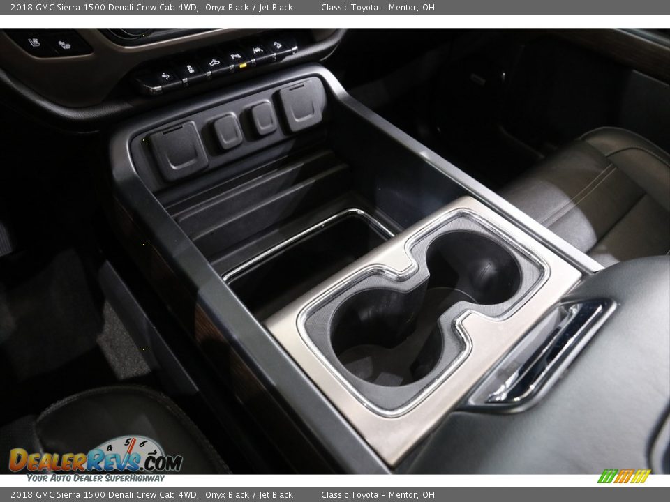 2018 GMC Sierra 1500 Denali Crew Cab 4WD Onyx Black / Jet Black Photo #16
