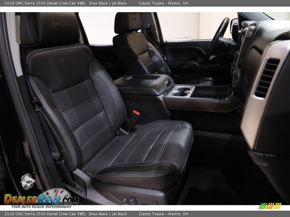 2018 GMC Sierra 1500 Denali Crew Cab 4WD Onyx Black / Jet Black Photo #18