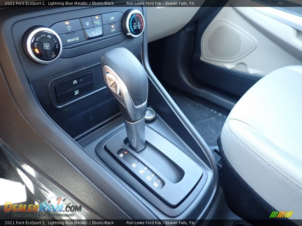 2021 Ford EcoSport S Lightning Blue Metallic / Ebony Black Photo #17