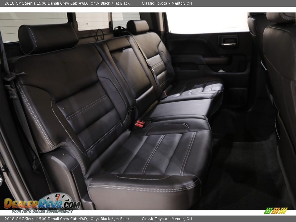 2018 GMC Sierra 1500 Denali Crew Cab 4WD Onyx Black / Jet Black Photo #19