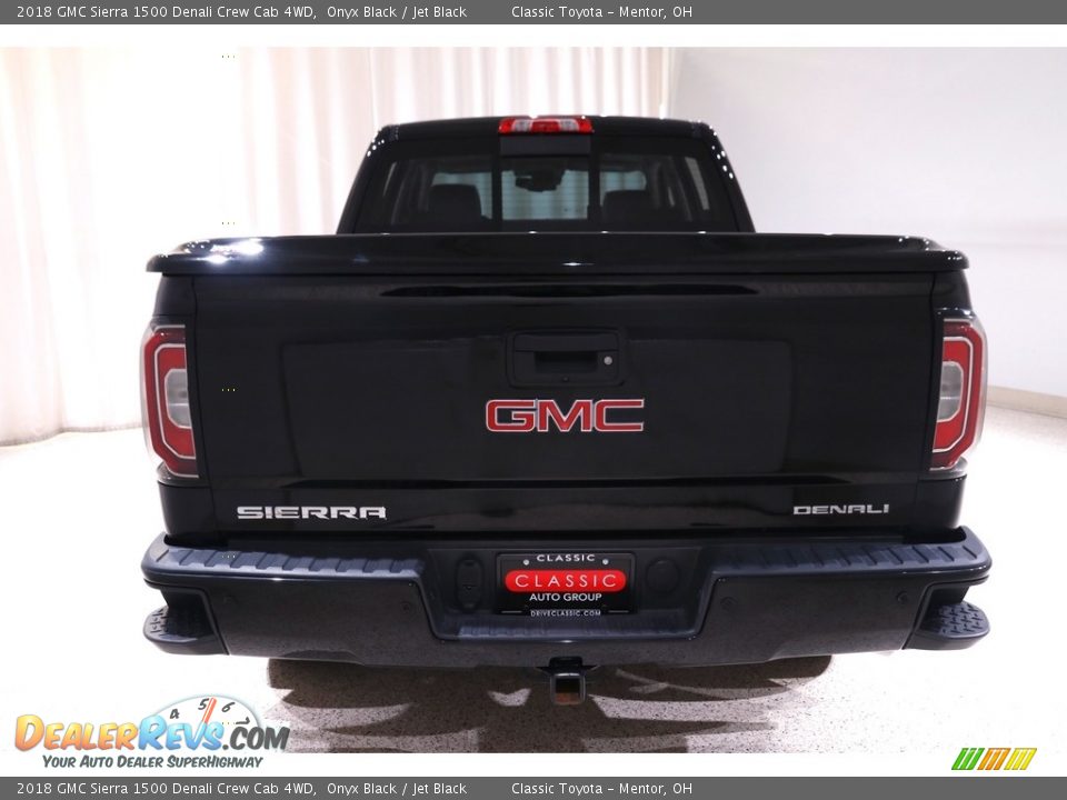 2018 GMC Sierra 1500 Denali Crew Cab 4WD Onyx Black / Jet Black Photo #21
