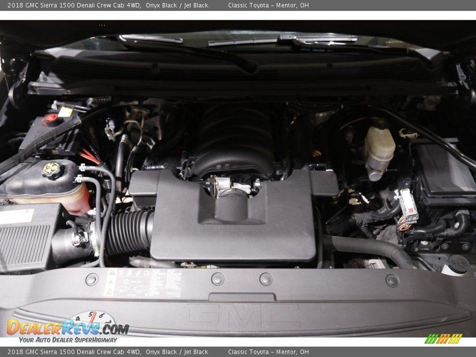 2018 GMC Sierra 1500 Denali Crew Cab 4WD Onyx Black / Jet Black Photo #22