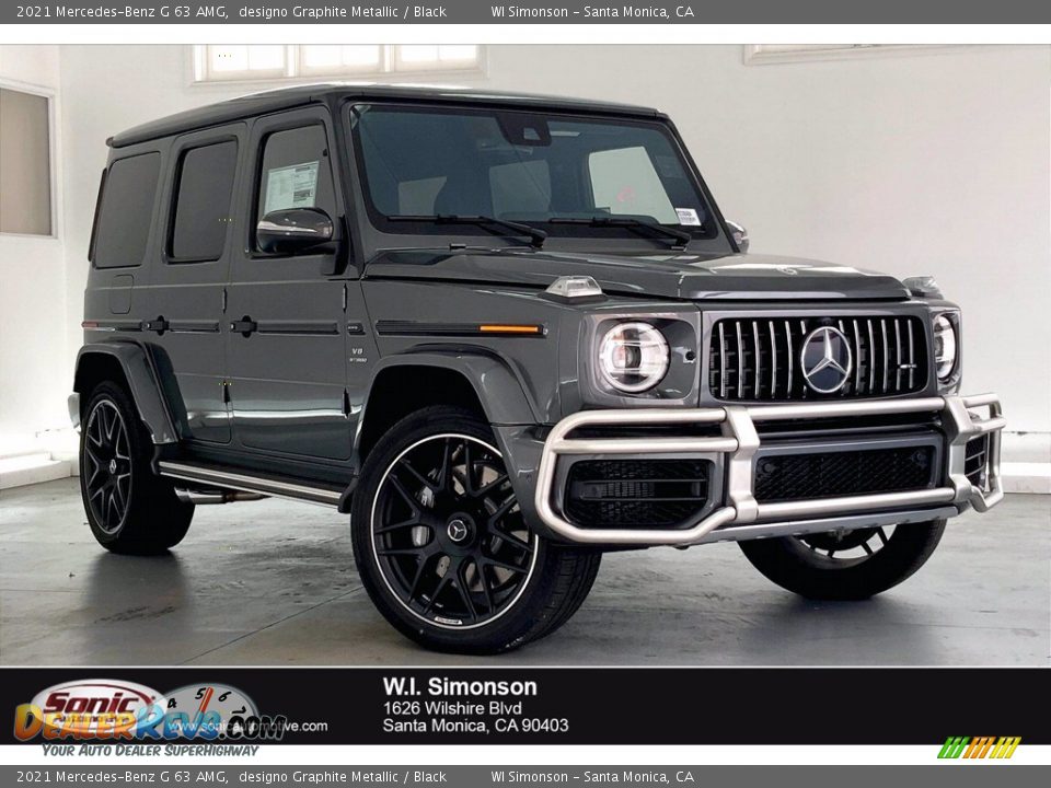 2021 Mercedes-Benz G 63 AMG designo Graphite Metallic / Black Photo #1