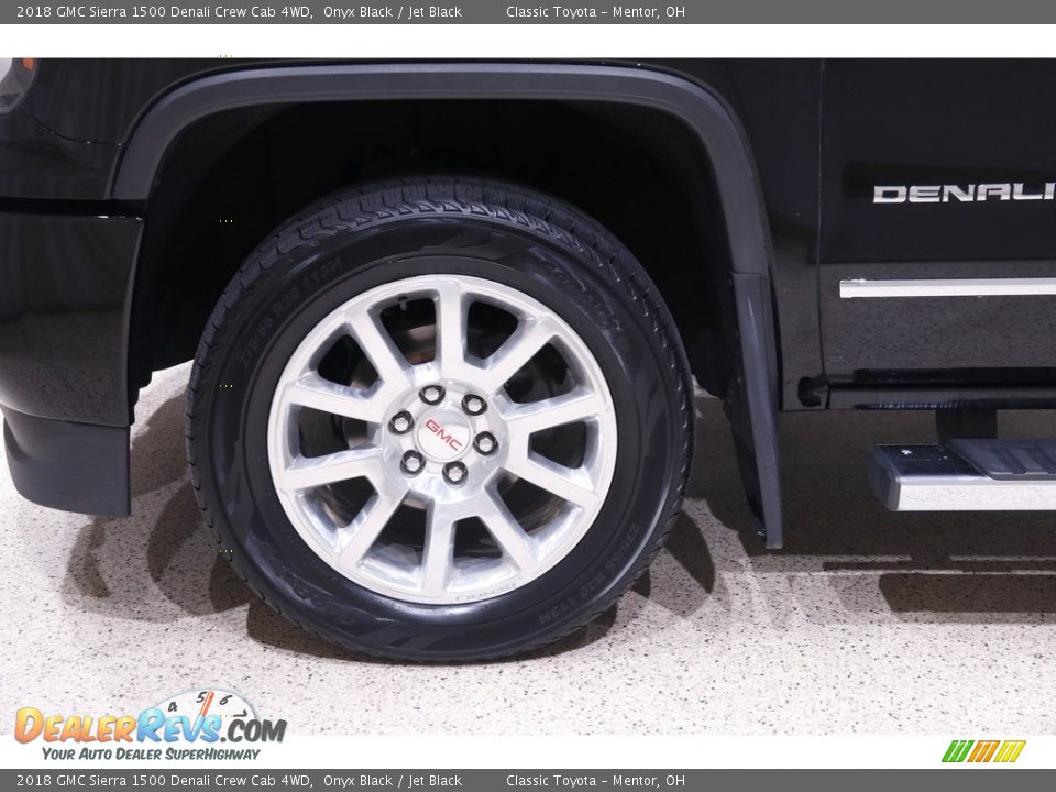 2018 GMC Sierra 1500 Denali Crew Cab 4WD Onyx Black / Jet Black Photo #23