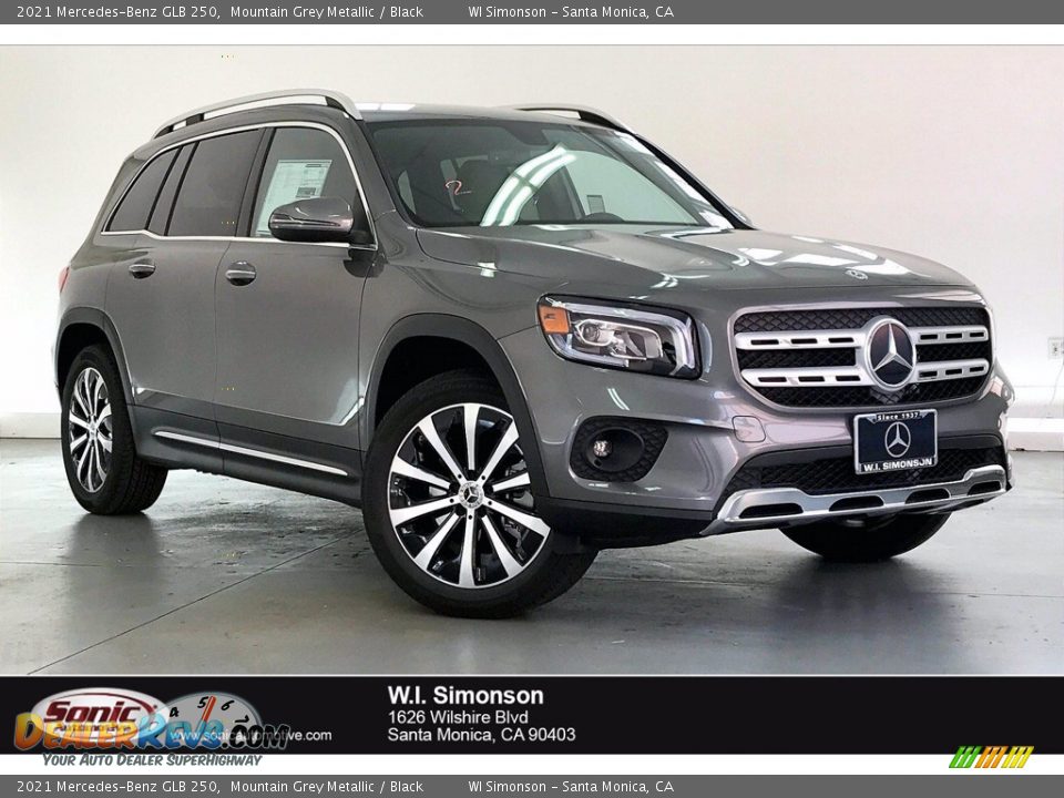 2021 Mercedes-Benz GLB 250 Mountain Grey Metallic / Black Photo #1