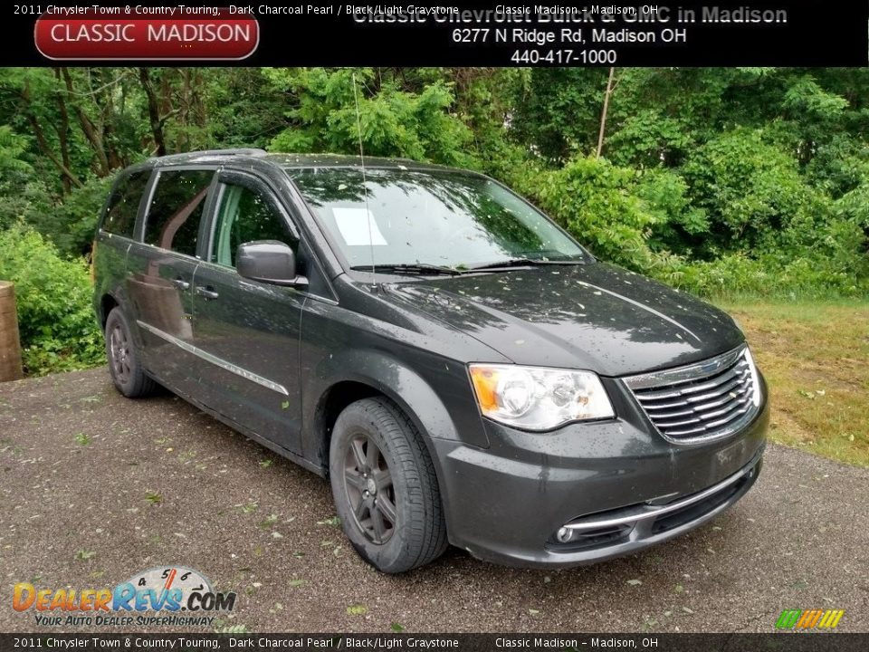 2011 Chrysler Town & Country Touring Dark Charcoal Pearl / Black/Light Graystone Photo #1