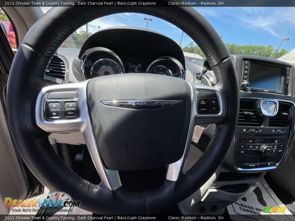 2011 Chrysler Town & Country Touring Dark Charcoal Pearl / Black/Light Graystone Photo #8