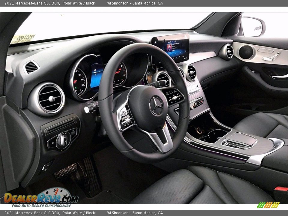 2021 Mercedes-Benz GLC 300 Polar White / Black Photo #4