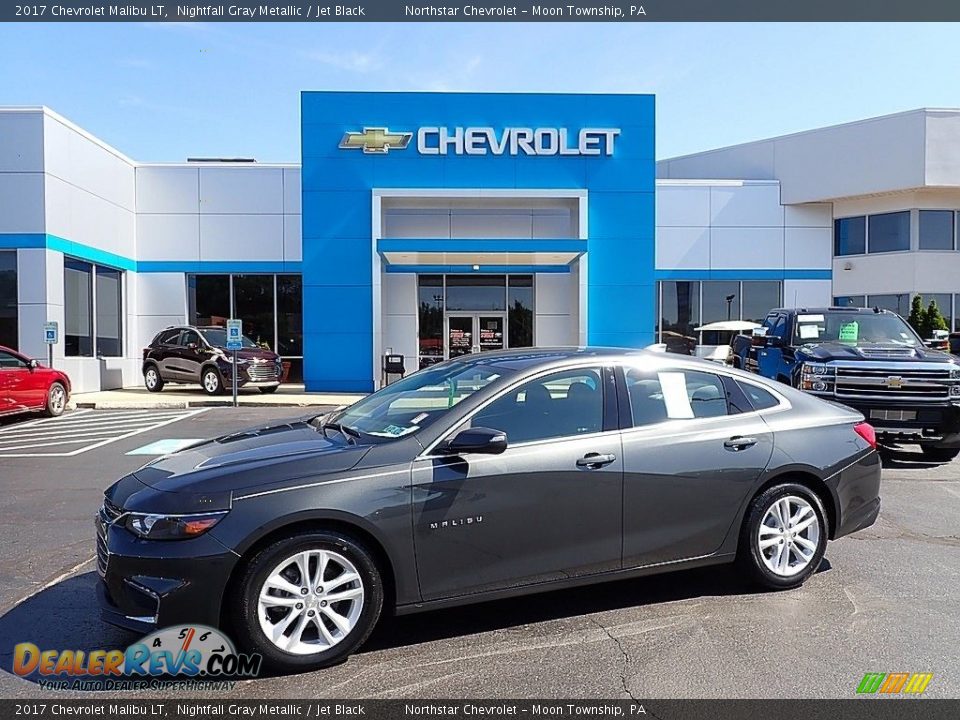 2017 Chevrolet Malibu LT Nightfall Gray Metallic / Jet Black Photo #1